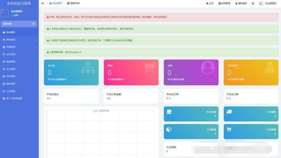 未央云个人免签约免挂机即时到账系统源码