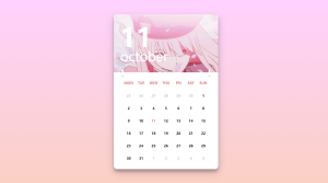 好看的日历模版-保山人源码网-免费PHP网站源码模板,插件软件资源分享平台！