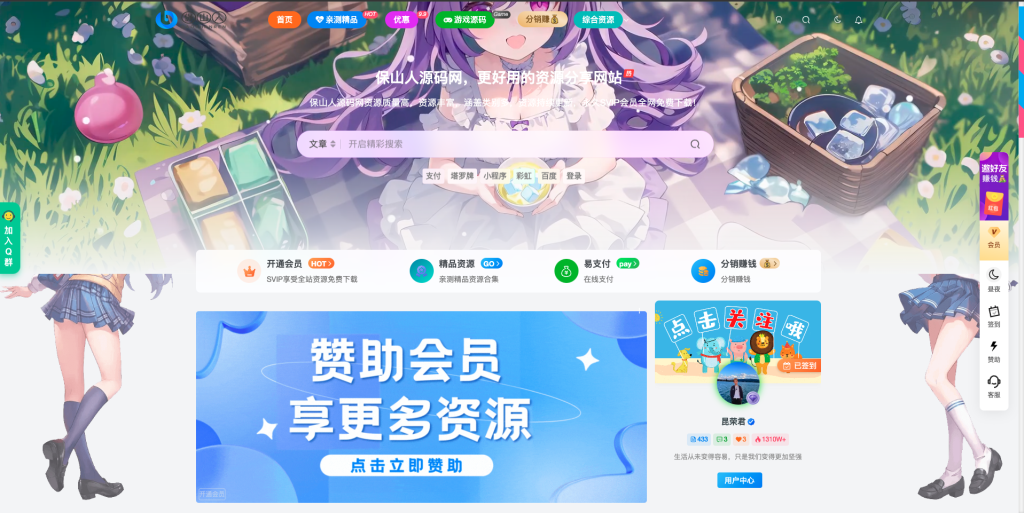 图片[2]-子比主题美化-会员开通引导区块